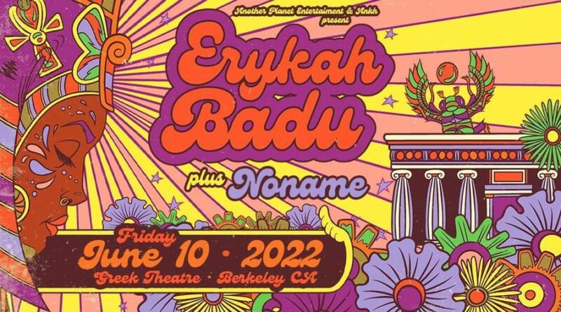 Live From BADUBATRON: Erykah Badu Returns To Sold-Out Greek Theatre In Berkeley With Noname [B.Getz on L4LM]